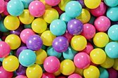 MeowBaby® Ballenbakballen set 400 ballenbak ballen - Paars, Licht Roze, Geel, Turquoise