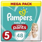 Pampers Baby Dry Pants Maat 5 - 48 Luierbroekjes