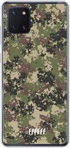 Samsung Galaxy Note 10 Lite Hoesje Transparant TPU Case - Digital Camouflage #ffffff