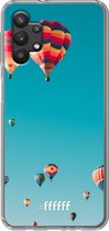 6F hoesje - geschikt voor Samsung Galaxy A32 5G -  Transparant TPU Case - Air Balloons #ffffff