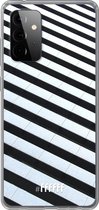 6F hoesje - geschikt voor Samsung Galaxy A72 -  Transparant TPU Case - Mono Tiles #ffffff