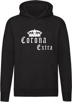 Corona extra sweater | bier | virus | blondine | viruswaanzin | viruswaanzin | unisex | capuchon