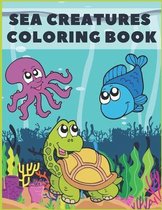 Sea Creatures Coloring Book