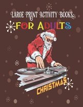 Christmas Large Print Activity Books for Adults