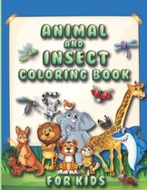 Animal & Insect Coloring Book for Kids