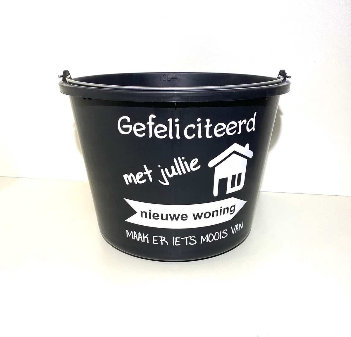Continent Danser maag Cadeau emmer Gefeliciteerd Nieuwe woning | bol.com