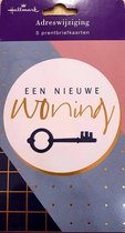Hallmark - 5 Prentbriefkaarten - Adreswijziging