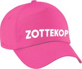 Zottekop fun pet roze voor dames en heren - zottekop baseball cap - carnaval fun accessoire