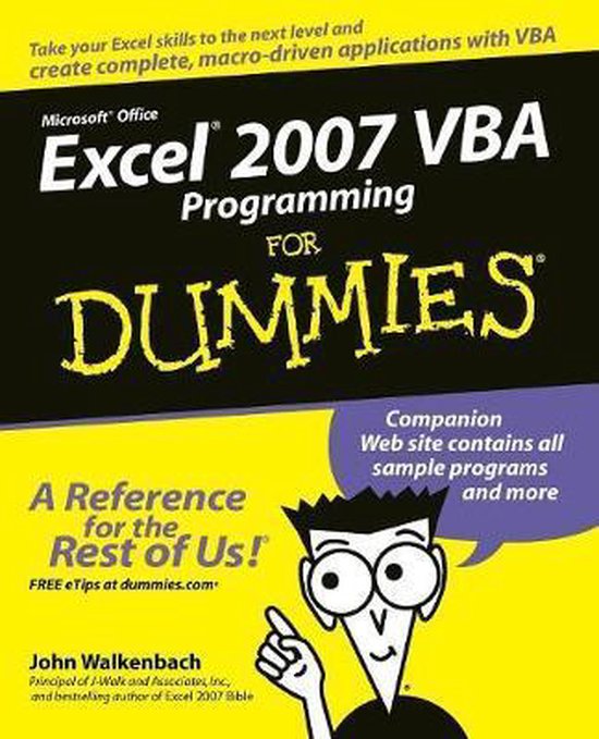 Excel 2007 Vba Programming For Dummies - cover
