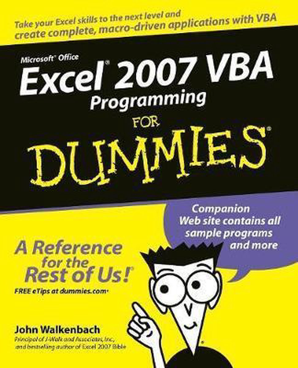 Excel 2007 VBA Programming For Dummies
