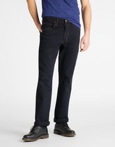 Lee Brooklyn Blue Black Mannen Straight Fit Jeans- L45271HH- Maat  W36 - L32