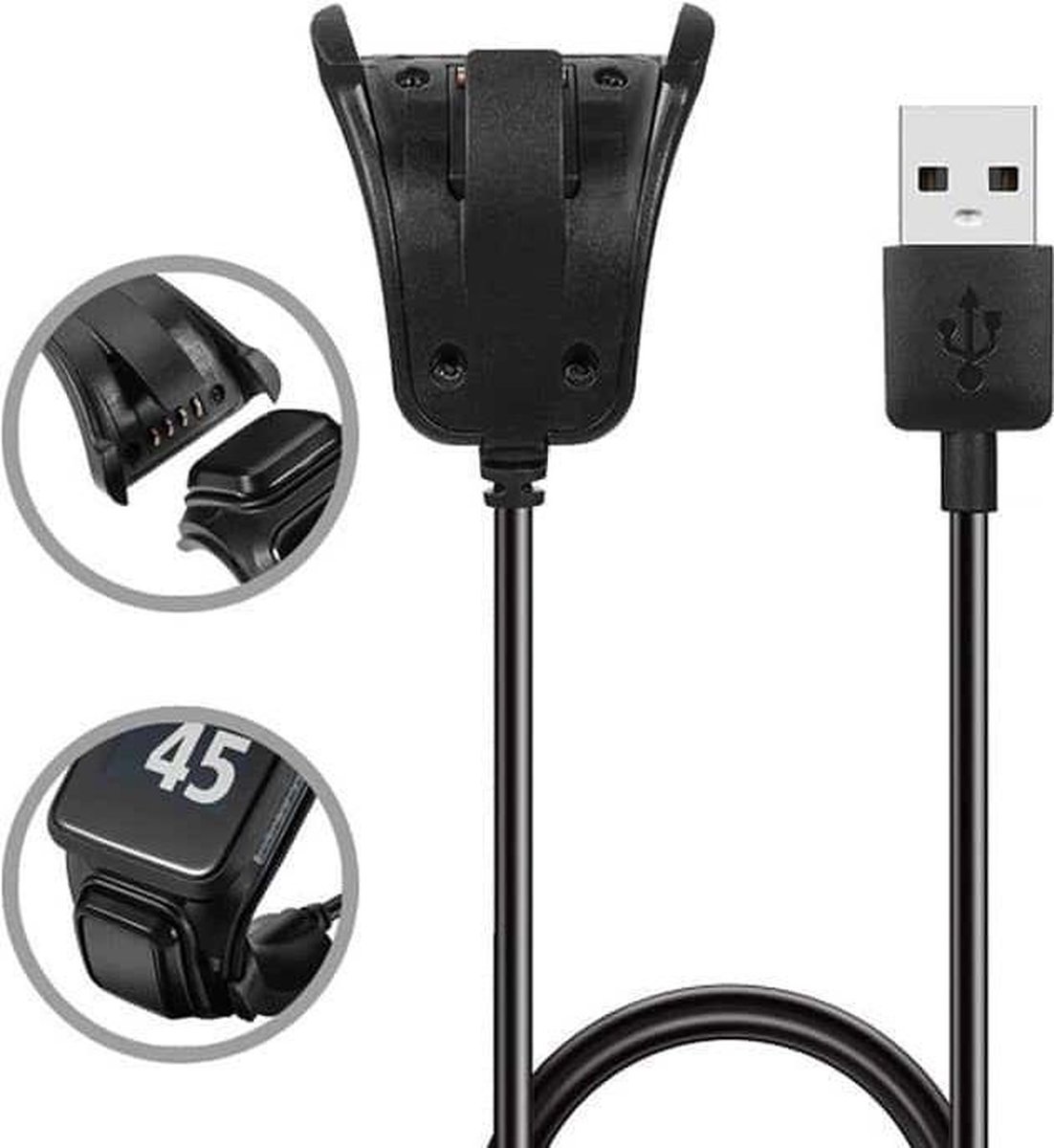 TomTom Runner 2 & 3 - Câble USB Spark 2 & 3 Câble de charge Câble de  chargeur Câble de... | bol.com