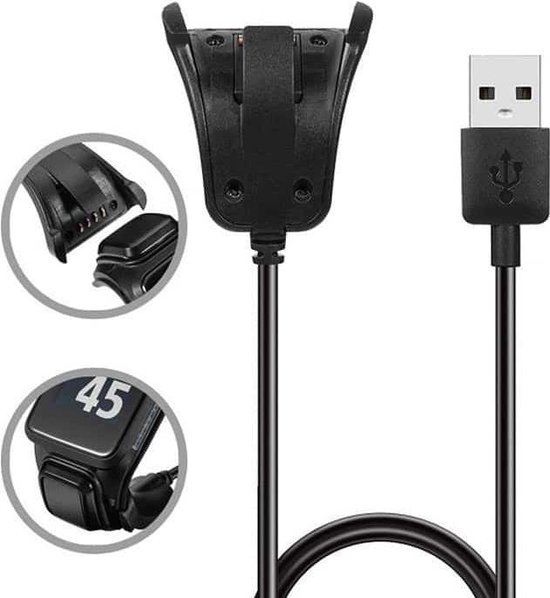 TomTom Runner 2 & 3 - Spark 2 & 3 USB kabel oplaadkabel lader sync kabel | bol.com