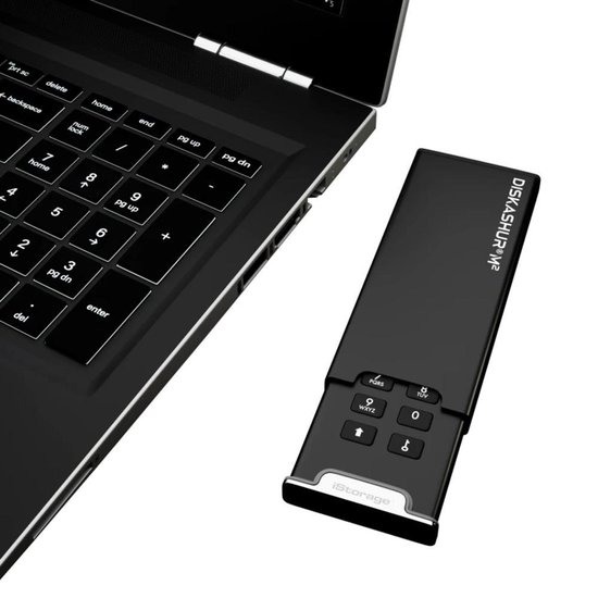 iStorage diskAshur M2 - externe harde schijf - M2 SSD - 500 GB - USB - 256-bit - Zwart van Merkloos — afbeelding 3