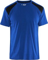 Blaklader T-shirt bi-colour 3379-1042 - Korenblauw/Zwart - S