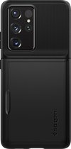 Spigen Slim Armor CS Samsung Galaxy S21 Ultra Hoesje Zwart
