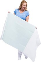 Dutchblue.com Wasbare matrasbeschermer met instopstroken - incontinentie onderlegger 85x90 cm