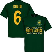 Zuid Afrika Kolisi 6 Rugby Team T-Shirt - Groen - S