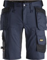 Snickers Korte Broek AllroundWork Stretch Holsterzakken 6141 - Mannen - Grijs/Zwart - 64