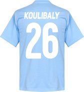 Napoli Koulibaly 26 Team T-Shirt - Lichtblauw - XS