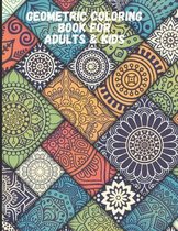 Geometric Coloring Book for adults & Kids