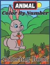 Animal Color By Number Coloring Book