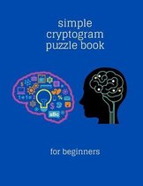 simple cryptogram puzzle book for beginners