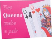 Postcard - Wenskaart - Kaart - Valentijn kaart - Liefde - Two Queens - Lesbisch - Lesbian - LGBT+