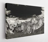 Monochrome yosemite national park vista for travel background california USA - Modern Art Canvas - Horizontal - 122220223 - 50*40 Horizontal