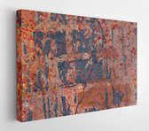 Onlinecanvas - Schilderij - Grunge Background With Abstract Colored Texture.- Art Horizontal Horizontal - Multicolor - 75 X 115 Cm