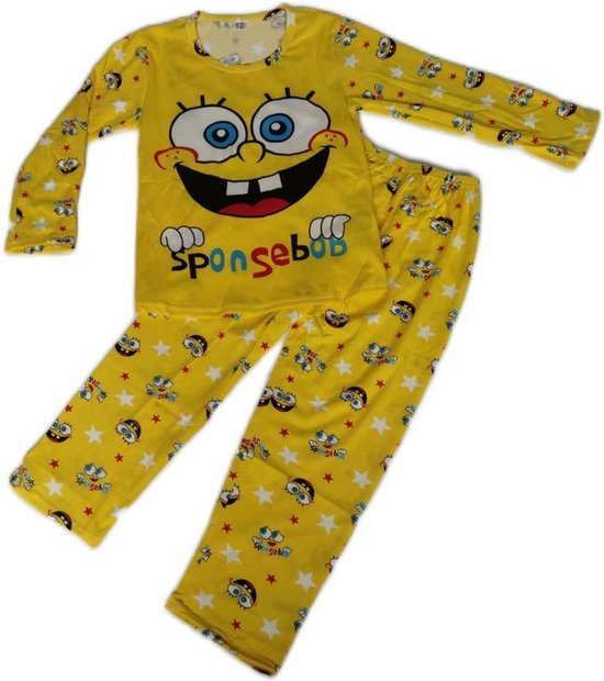 SpongeBob pyjama - Pyjama - SpongeBob SquarePants - Kinderen - Slapen -  Nachtkleding | bol.com
