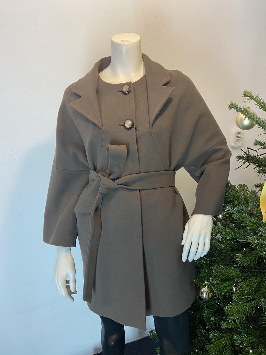 manteau en cachemire (élégante couleur sable) | bol.com