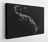 Onlinecanvas - Schilderij - Poseidon Make From Water Splash Art Horizontal Horizontal - Multicolor - 40 X 50 Cm