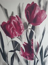 Canvasprint - Bloemen - 47x62 cm