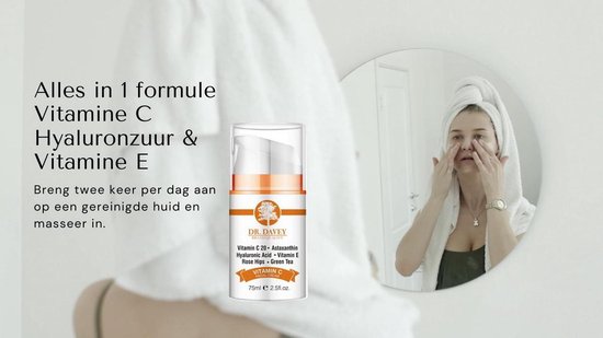 Handig Componist Initiatief Vitamine C Serum 2 Stuks - Hyaluronzuur en Vitamine E crème - Alles in 1  Formule -... | bol.com