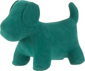 J-Line Hond Deco Mat Fluweel Groen Small Set van 2 stuks