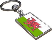 Wales Vlag - Sleutelhanger - Cadeau - Verjaardag - Kerst - Kado - Valentijn