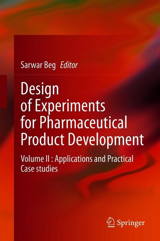 Design of Experiments for Pharmaceutical Product Development - cover