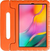 Hoes Geschikt voor Samsung Galaxy Tab A 8.0 (2019) Hoes Kinder Hoesje Kids Case Shockproof Cover - Hoesje Geschikt voor Samsung Tab A 8.0 (2019) Hoesje Kidscase - Oranje