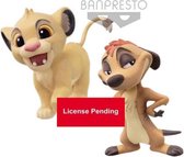 Disney Characters Fluffy Puffy Lion King Simba & Timon