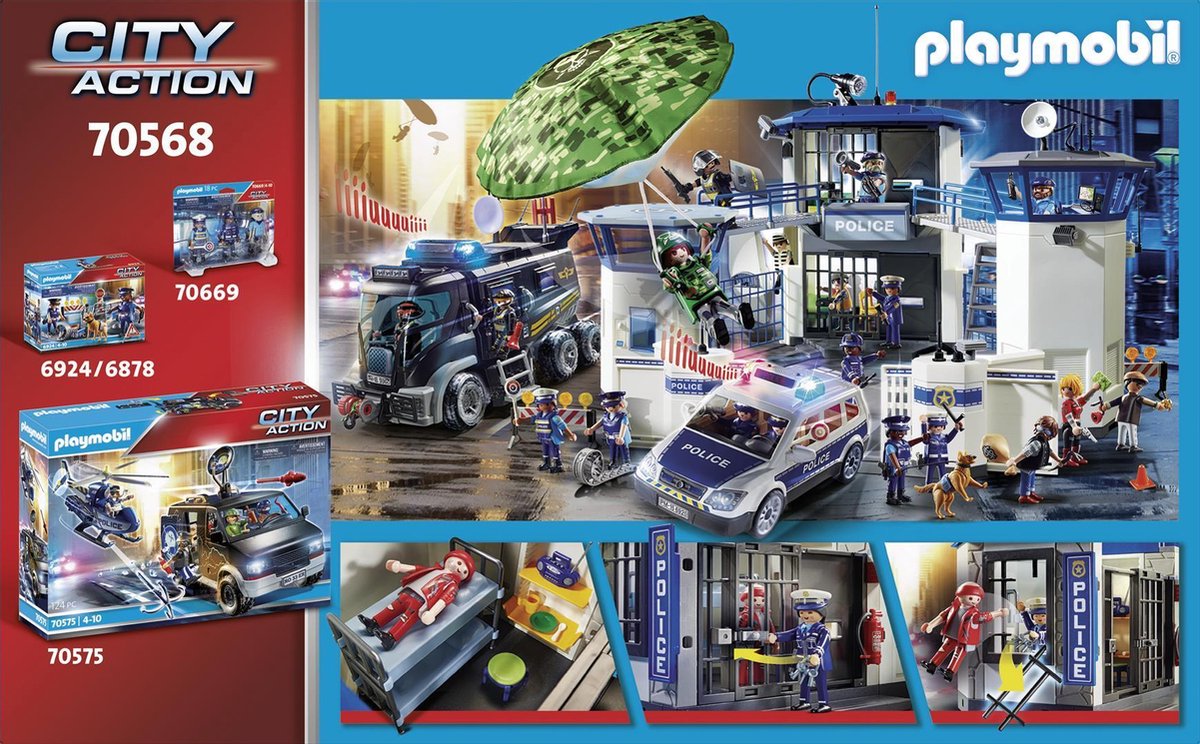 PLAYMOBIL City Action Politie: ontsnapping uit de gevangenis - 70568 — afbeelding 7
