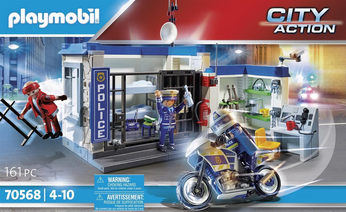 PLAYMOBIL City Action Politie: ontsnapping uit de gevangenis - 70568 — afbeelding 8