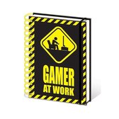 Gamer at Work - A5 Wiro Notebook