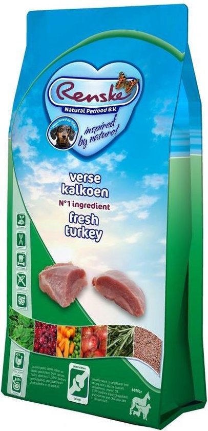 Renske Super Premium Senior vers bereide kalkoen graanvrij