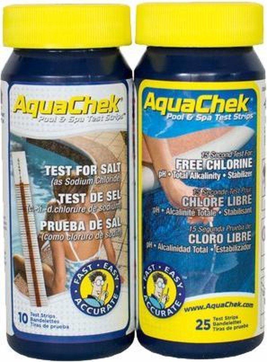 Aquacheck salt system test kit - 50 teststrips