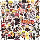 Naruto Stickers - 50 Stuks - Stickers Volwassenen - Stickers Laptop - Laptop - Anime - Manga - Naruto - Sasuke - Sakura - Itachi - Madara - Kakashi - Boruto