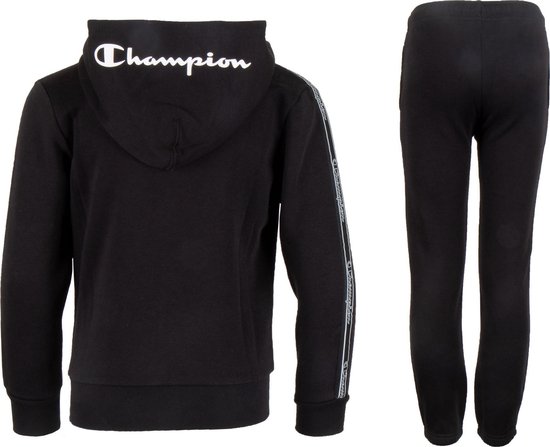 Champion Champion Legacy Trainingspak - Maat 140 - Unisex - zwart/wit |  bol.com