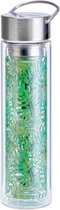 FlowTea Jungle - Luxe Thee Fles - 400 ml - ✓ Hoogwaardige kwaliteit ✓ Inclusief beschermhoes ✓ Gratis verpakking Sencha Groene Thee