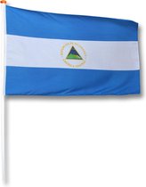 Vlag Nicaragua 100x150 cm.