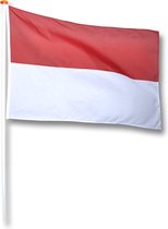Vlag Indonesie 200x300 cm.